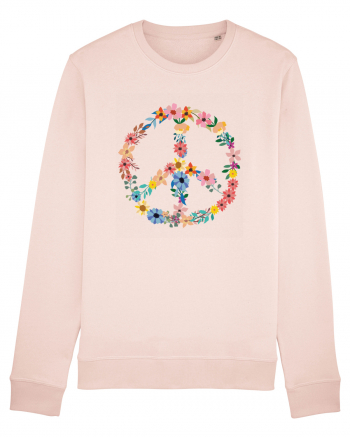 Peace Hippie Flowers Candy Pink