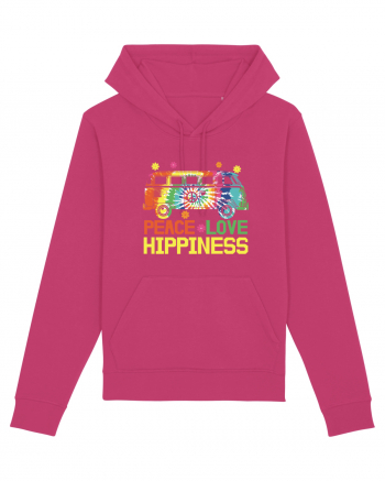 Peace Love Hippiness Raspberry