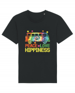 Peace Love Hippiness Tricou mânecă scurtă Unisex Rocker