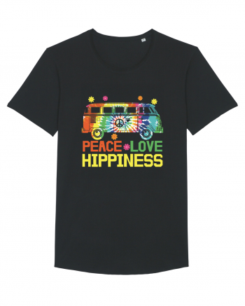 Peace Love Hippiness Black