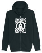 Peace Love Rock'N'Roll Hanorac cu fermoar Unisex Connector