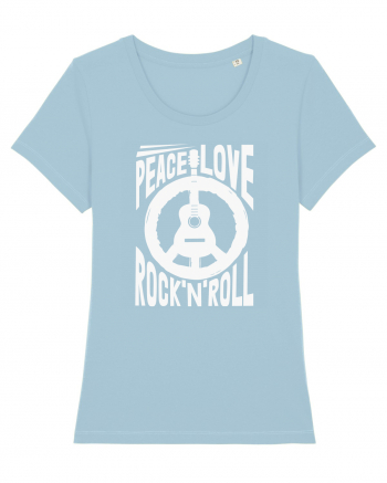 Peace Love Rock'N'Roll Sky Blue