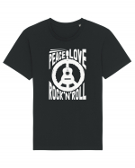 Peace Love Rock'N'Roll Tricou mânecă scurtă Unisex Rocker