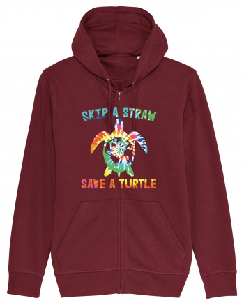 Skip A Strow Save A Turtle Burgundy