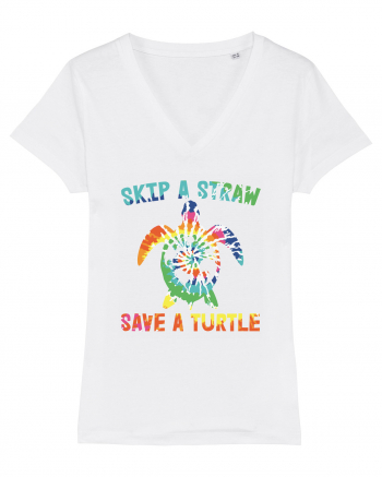 Skip A Strow Save A Turtle White