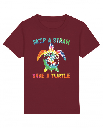 Skip A Strow Save A Turtle Burgundy