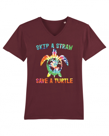 Skip A Strow Save A Turtle Burgundy