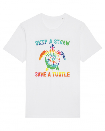 Skip A Strow Save A Turtle White