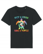 Skip A Strow Save A Turtle Tricou mânecă scurtă Unisex Rocker