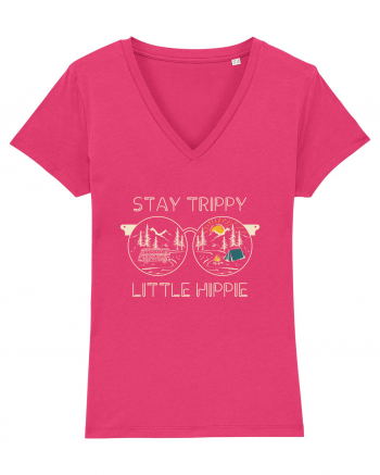 Stay Trippy Little Hippie Raspberry