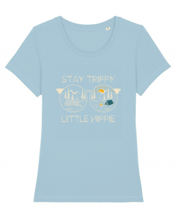 Stay Trippy Little Hippie Sky Blue