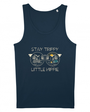 Stay Trippy Little Hippie Navy