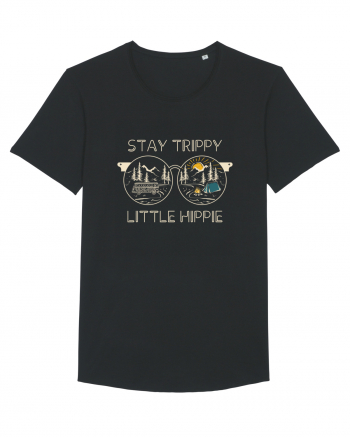 Stay Trippy Little Hippie Black