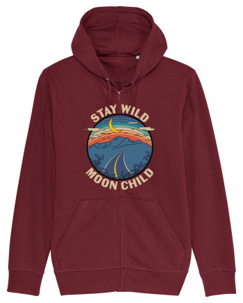 Stay Wild Moon Child Burgundy