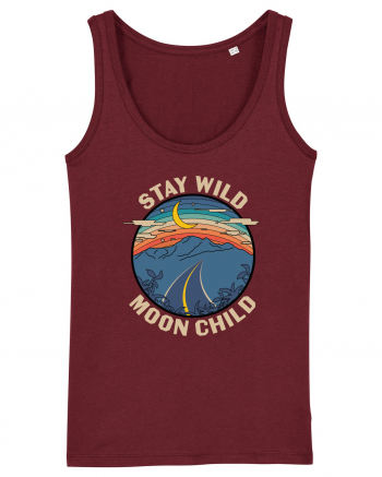 Stay Wild Moon Child Burgundy