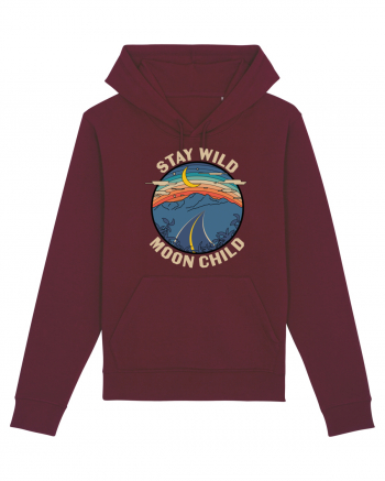 Stay Wild Moon Child Burgundy