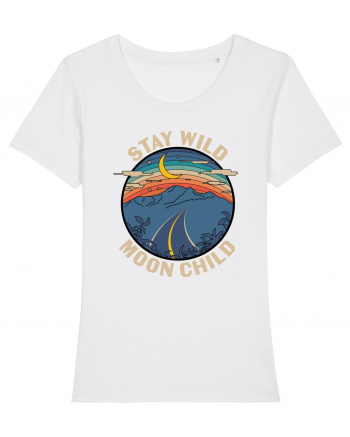 Stay Wild Moon Child White