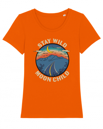 Stay Wild Moon Child Bright Orange