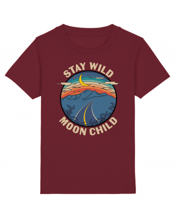 Stay Wild Moon Child Burgundy