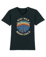 Stay Wild Moon Child Tricou mânecă scurtă guler V Bărbat Presenter