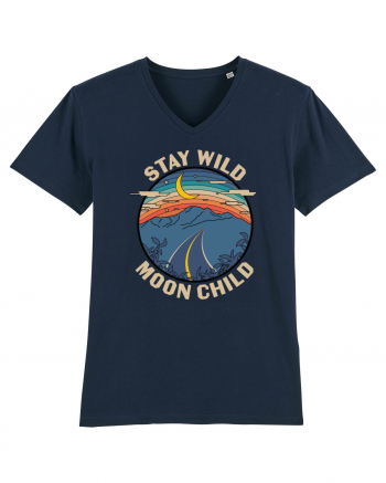 Stay Wild Moon Child French Navy