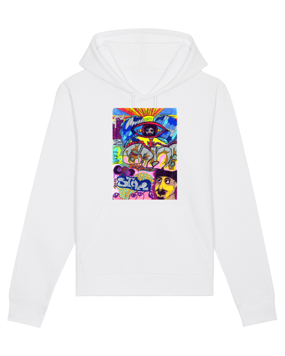 Hanorac Unisex Drummer White