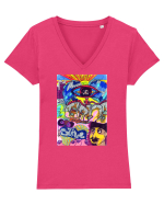 Hip-hop Tricou mânecă scurtă guler V Damă Evoker