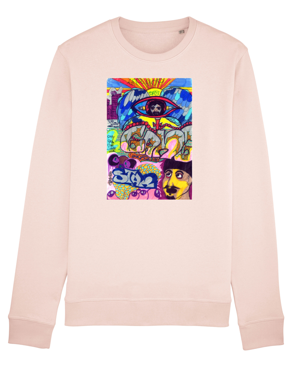 Bluză mânecă lungă Unisex Rise Candy Pink