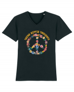 Think Hippie Thoughts Tricou mânecă scurtă guler V Bărbat Presenter