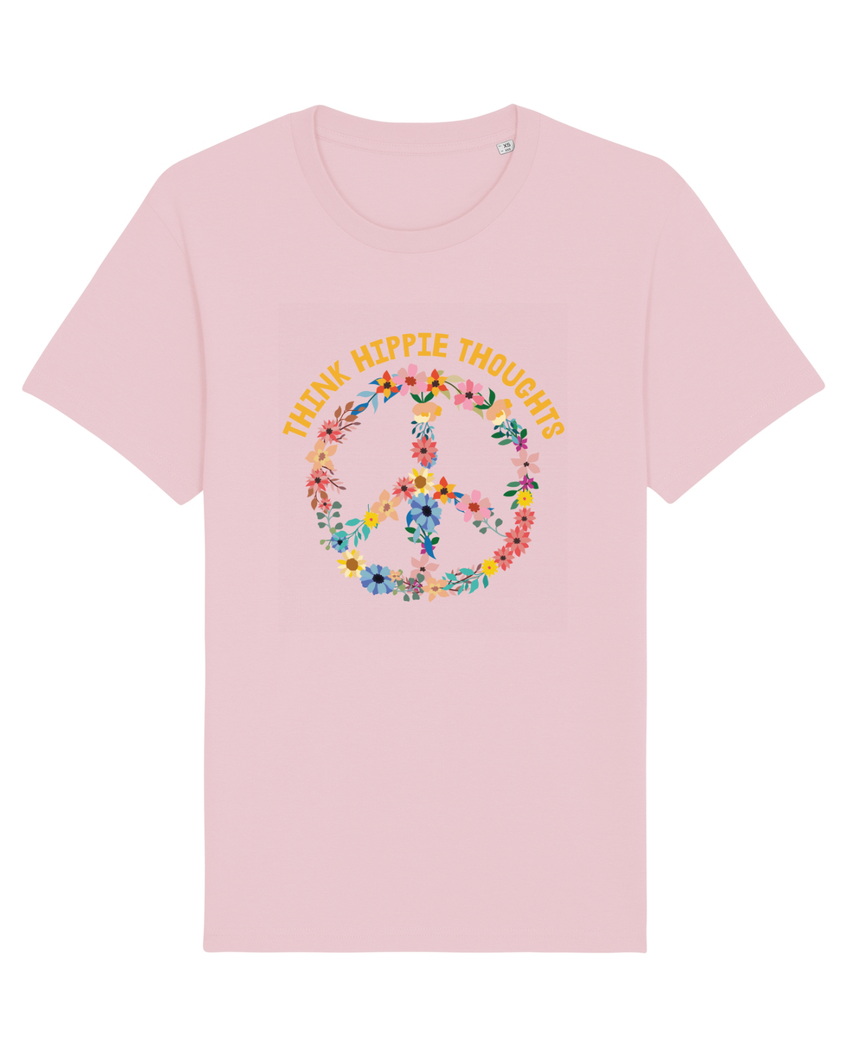 Tricou mânecă scurtă Unisex Rocker Cotton Pink