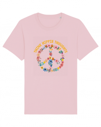 Think Hippie Thoughts Cotton Pink