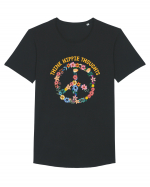 Think Hippie Thoughts Tricou mânecă scurtă guler larg Bărbat Skater