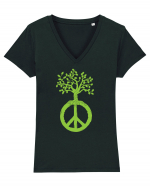 Tree Of Peace Tricou mânecă scurtă guler V Damă Evoker