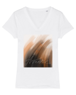 Desire Tricou mânecă scurtă guler V Damă Evoker