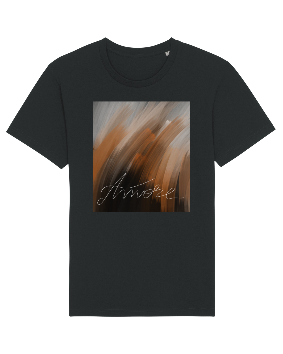 Tricou mânecă scurtă Unisex Rocker Black