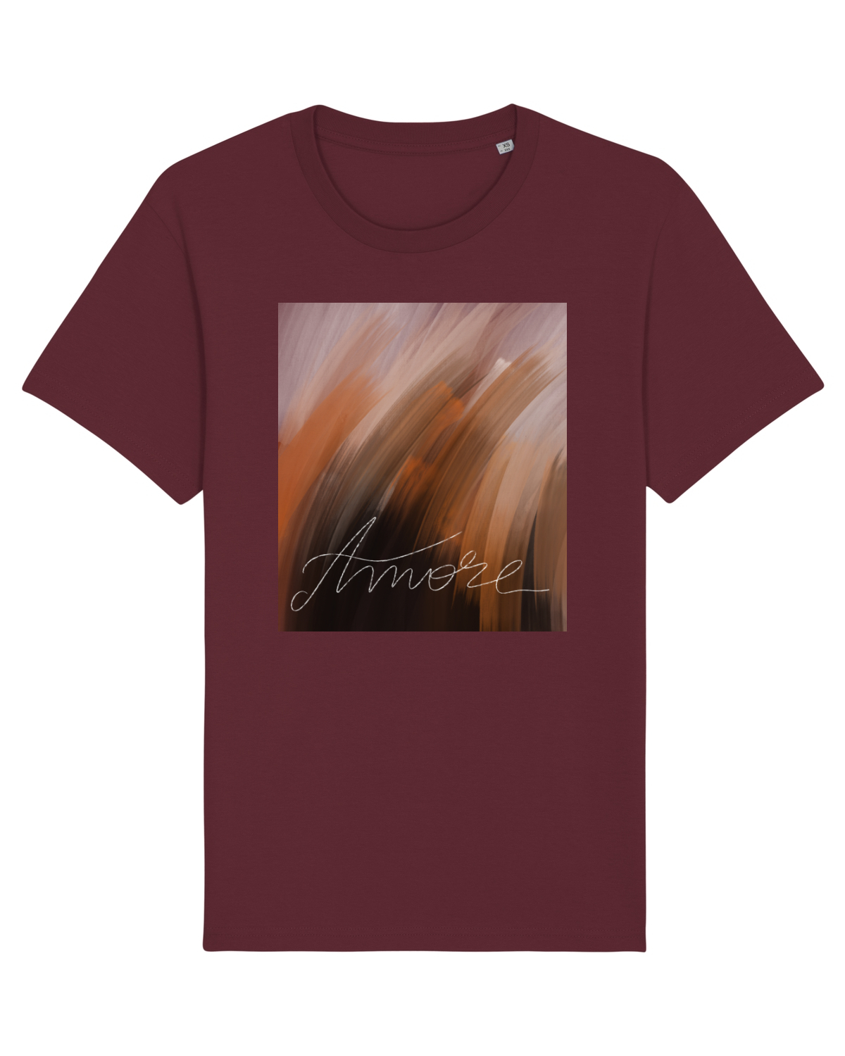 Tricou mânecă scurtă Unisex Rocker Burgundy
