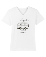 Travel  Tricou mânecă scurtă guler V Bărbat Presenter