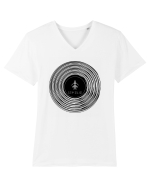 temelie tshirt Tricou mânecă scurtă guler V Bărbat Presenter