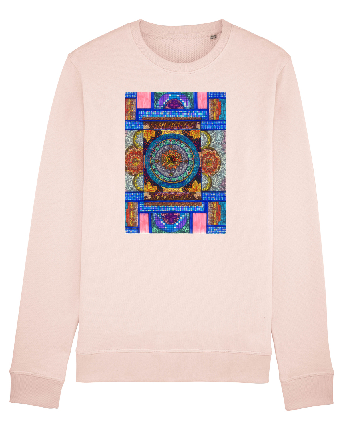 Bluză mânecă lungă Unisex Rise Candy Pink