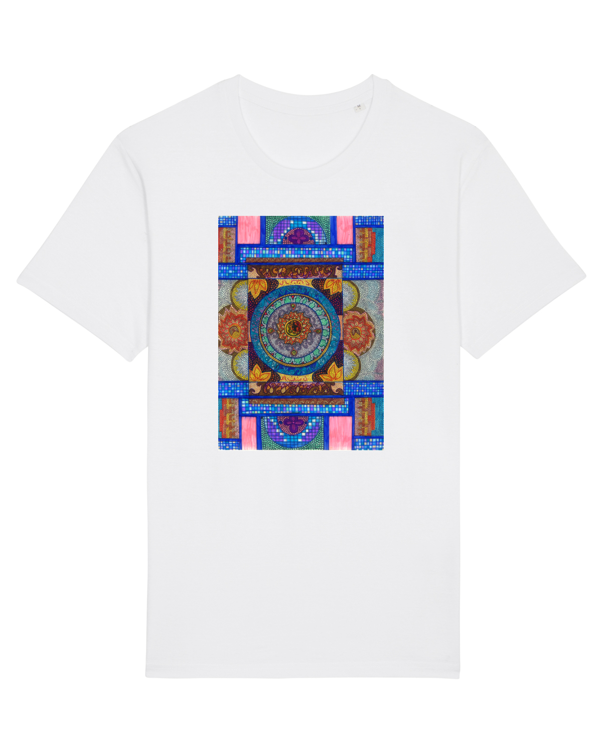 Tricou mânecă scurtă Unisex Rocker White