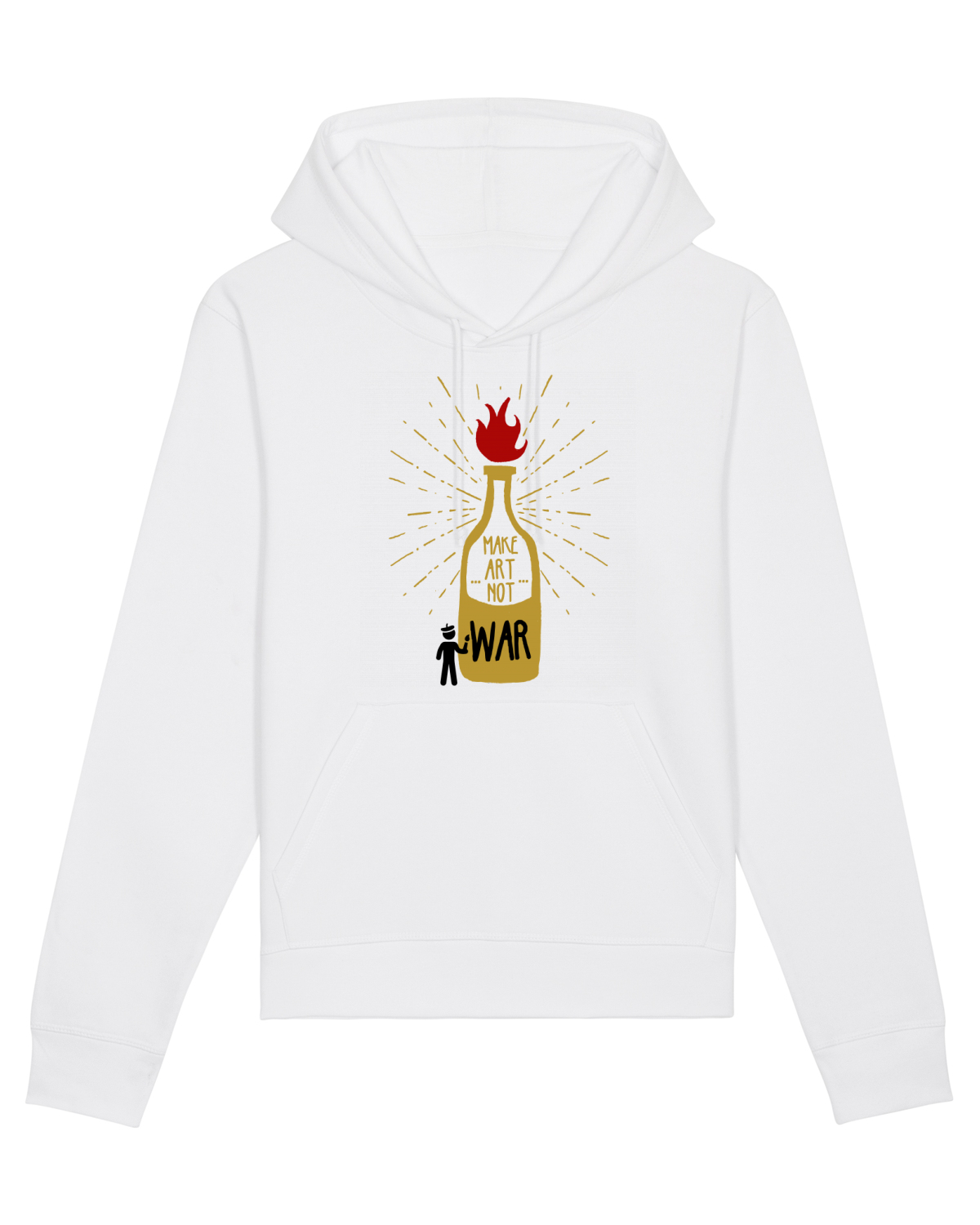 Hanorac Unisex Drummer White