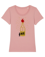 make art not war Tricou mânecă scurtă guler larg fitted Damă Expresser