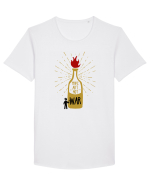 make art not war Tricou mânecă scurtă guler larg Bărbat Skater