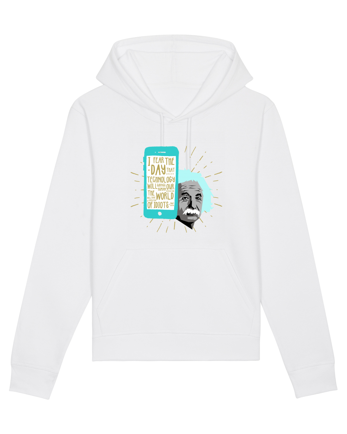 Hanorac Unisex Drummer White