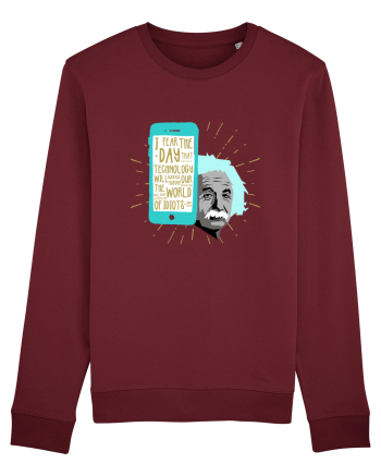 the future is here Burgundy