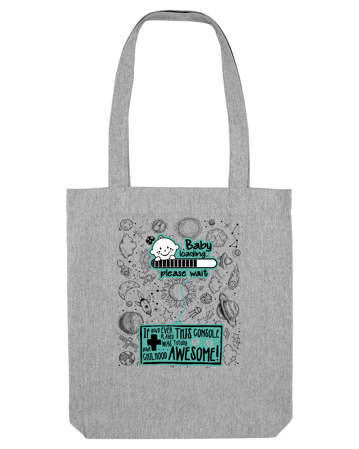 Sacoșă textilă Heather Grey
