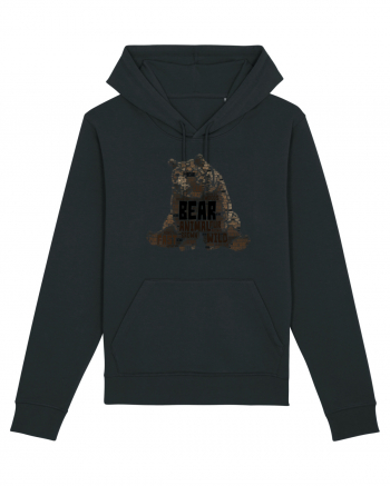 Bear WordArt Black