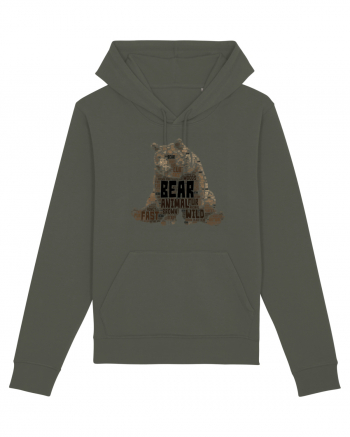 Bear WordArt Khaki