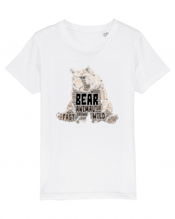 Bear WordArt White