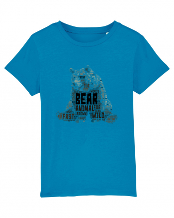 Bear WordArt Azur